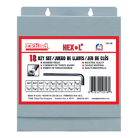 EKLIND HEX L KEY SET 18 PCE METAL BOX