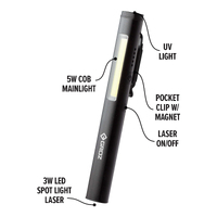 Groz Penlight w/ UV & Laser
