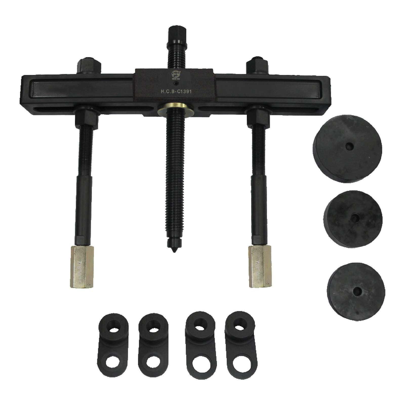 Removal set, universal, for screwed wheel bearing unit