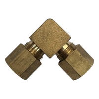 Elbow Union Int Comp Brass Y11 3/8" Tube