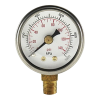 Sonsbeek Bottom Entry Pressure Gauge