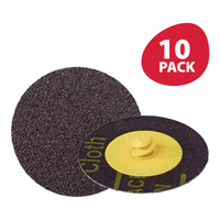 3" CDR 24 Grit Sandpaper Discs (10 Pk)