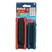 EKLIND ERGO FOLD HEX KEYS MET | IMP (16 PCE)