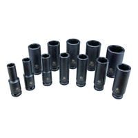 Black Snake 1/2" Deep Impact Socket Set