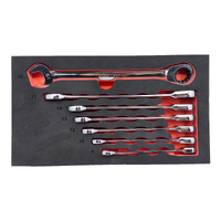 Kabo SAE Combination Ratchet Set (7 Pce)